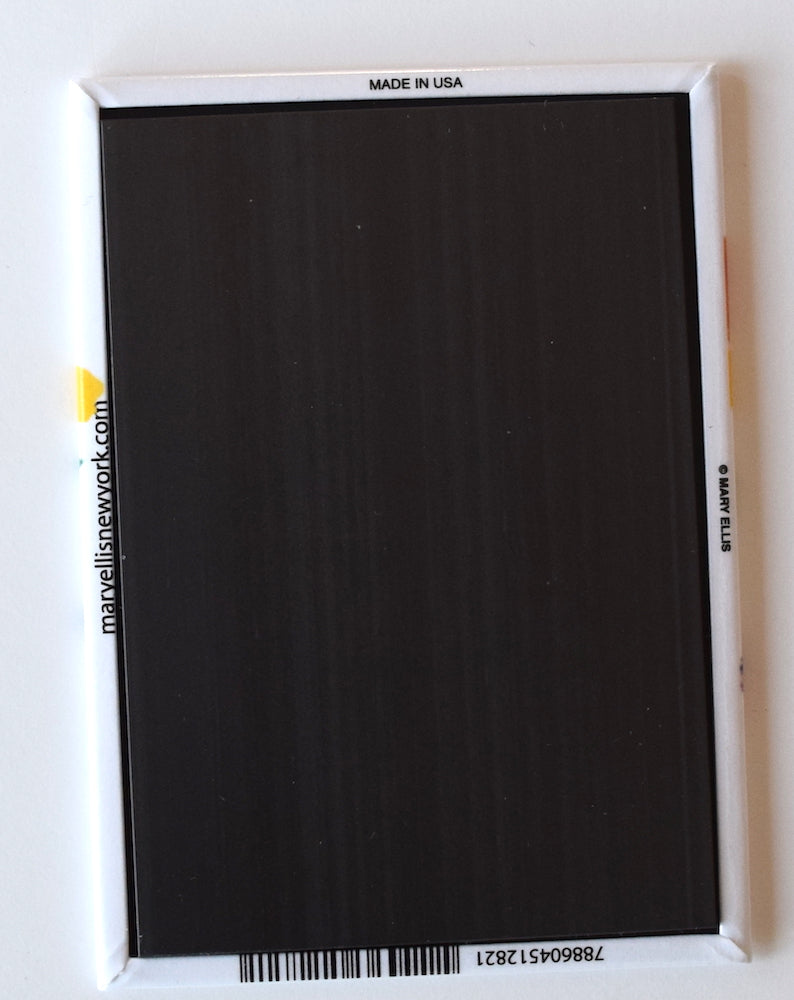 Denver Colorado Magnet Rainbow Pride Flag