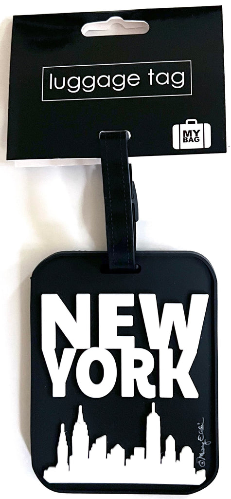 New York Graphic Skyline 3-D Luggage Tag