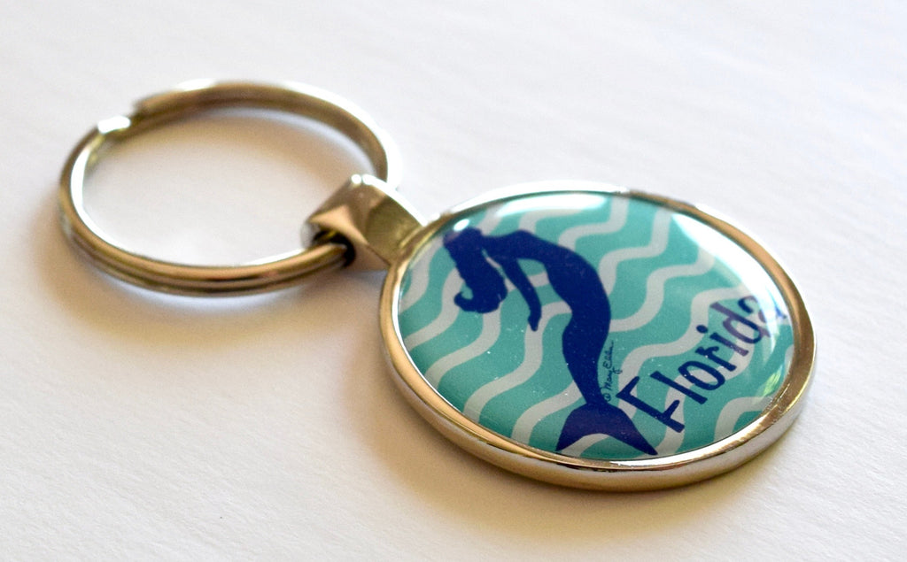 Florida Keychain Mermaid