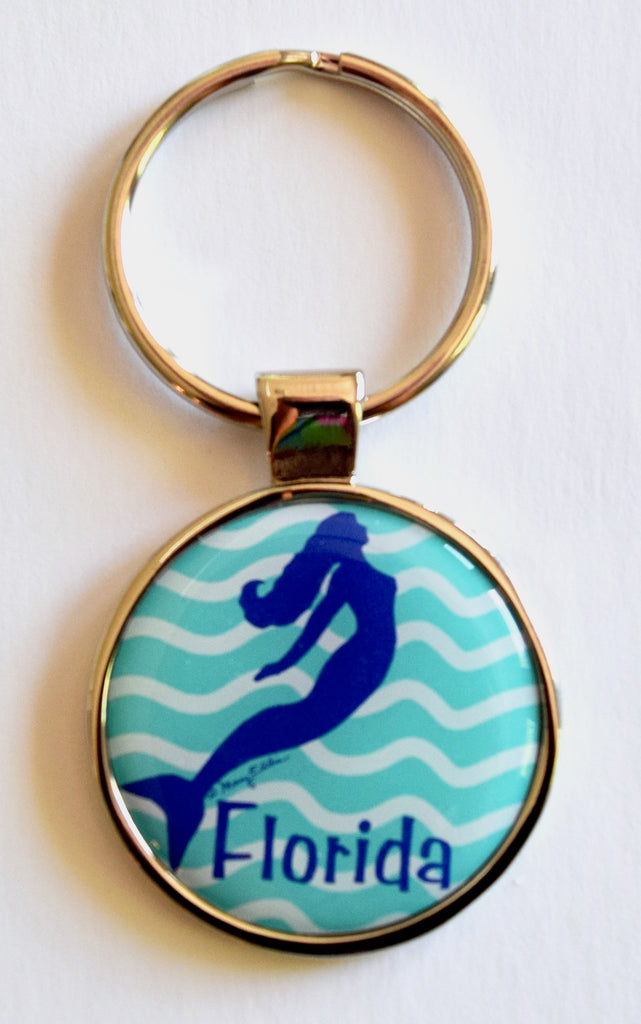 Florida Keychain Mermaid