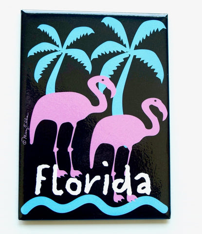 Florida Magnet Flamingos