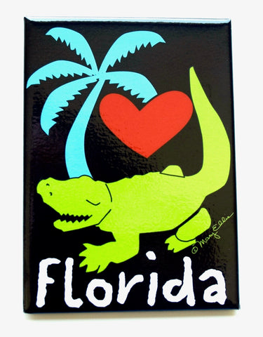 Florida Magnet Heart Gator