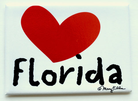 Florida Magnet Heart