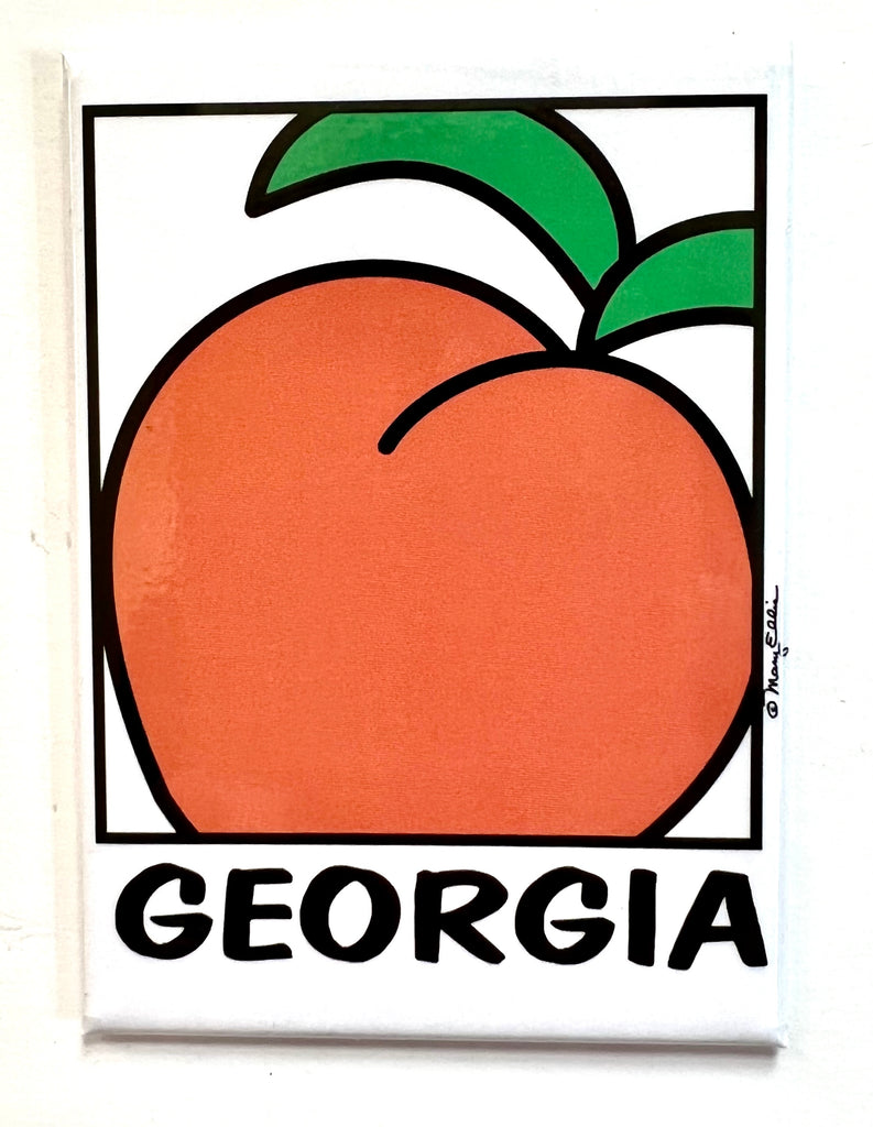 Georgia Peach Magnet