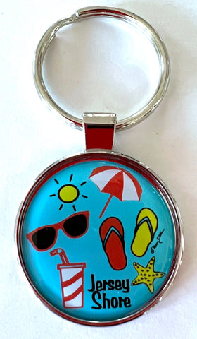 Jersey Shore Keychain Vacation