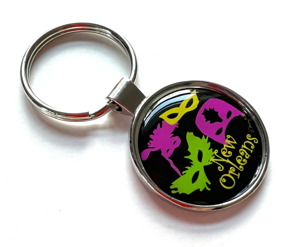 New Orleans Keychain Mardi Gras Masks