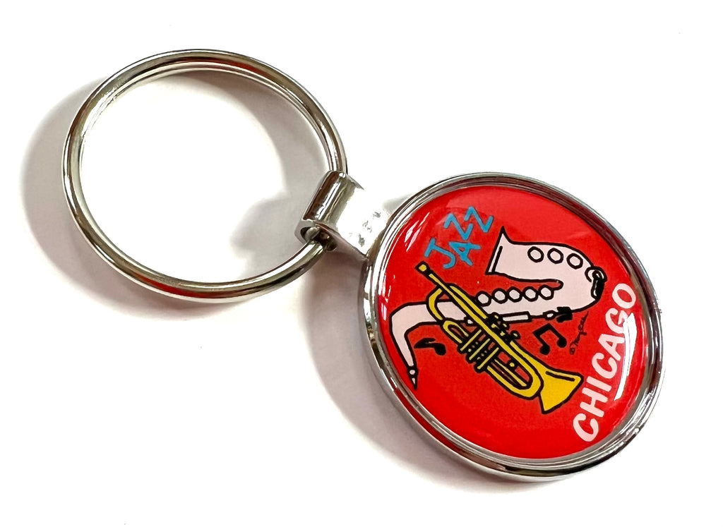 Chicago Jazz Keychain