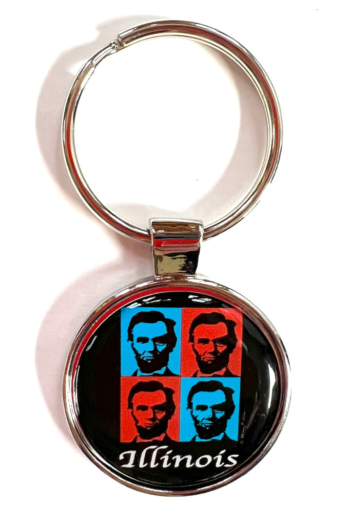 Illinois Keychain Lincoln