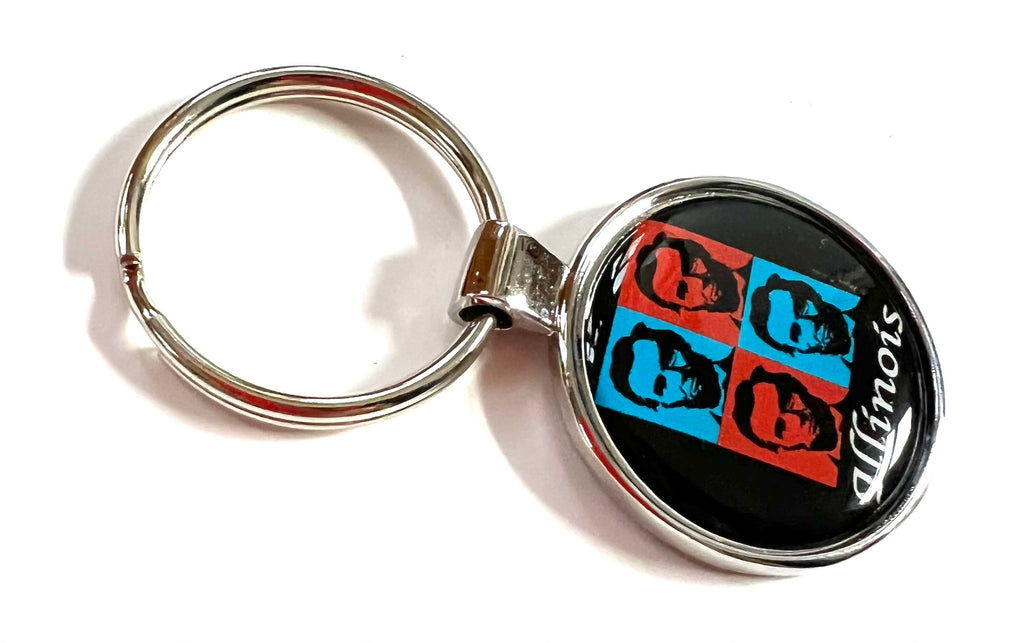 Illinois Keychain Lincoln