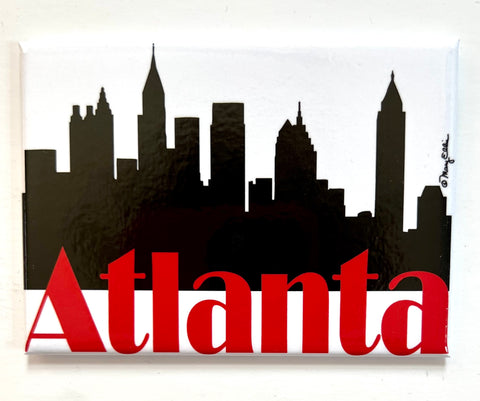 Atlanta Georgia Magnet Skyline