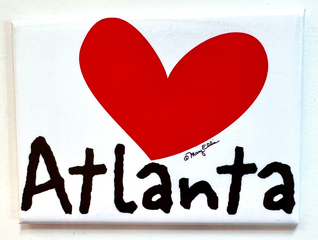 Atlanta Georgia Heart Magnet