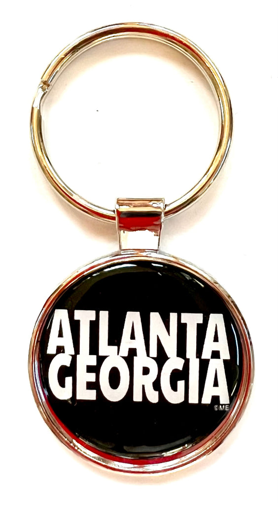 Atlanta Georgia Keychain Graphic Text