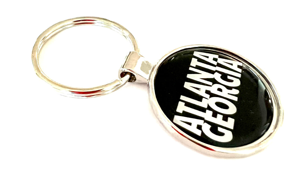 Atlanta Georgia Keychain Graphic Text