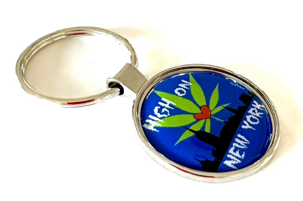 New York Keychain High On New York Marijuana Cannabis