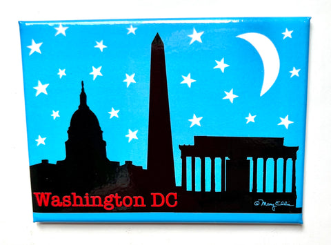 Washington DC Magnet Night Skyline