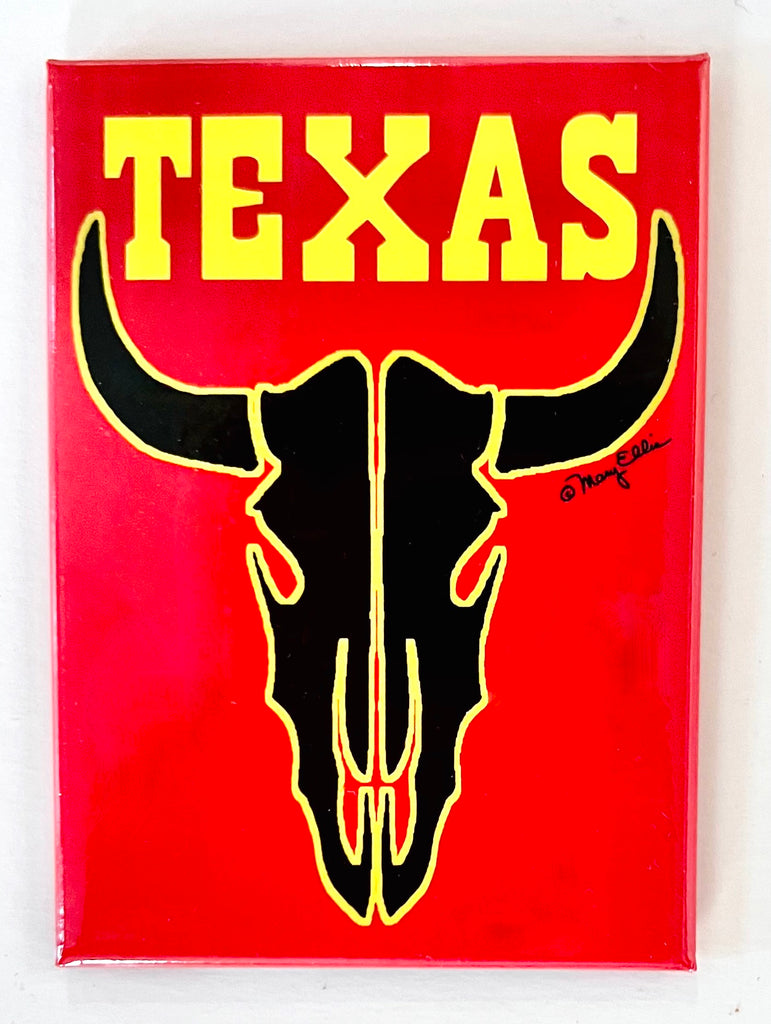 Texas Magnet Longhorn Skull
