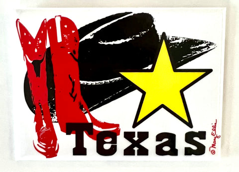 Texas Magnet Boots Cowboy Hat