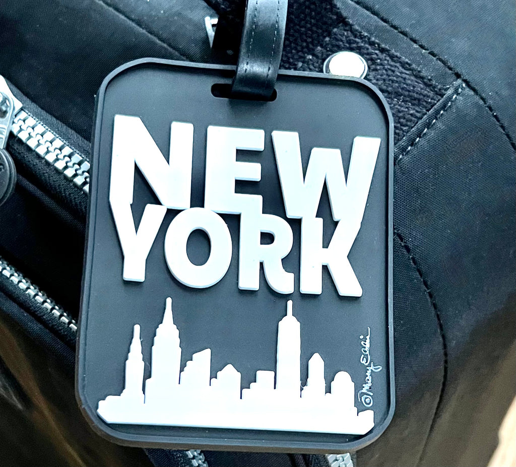 New York Graphic Skyline 3-D Luggage Tag
