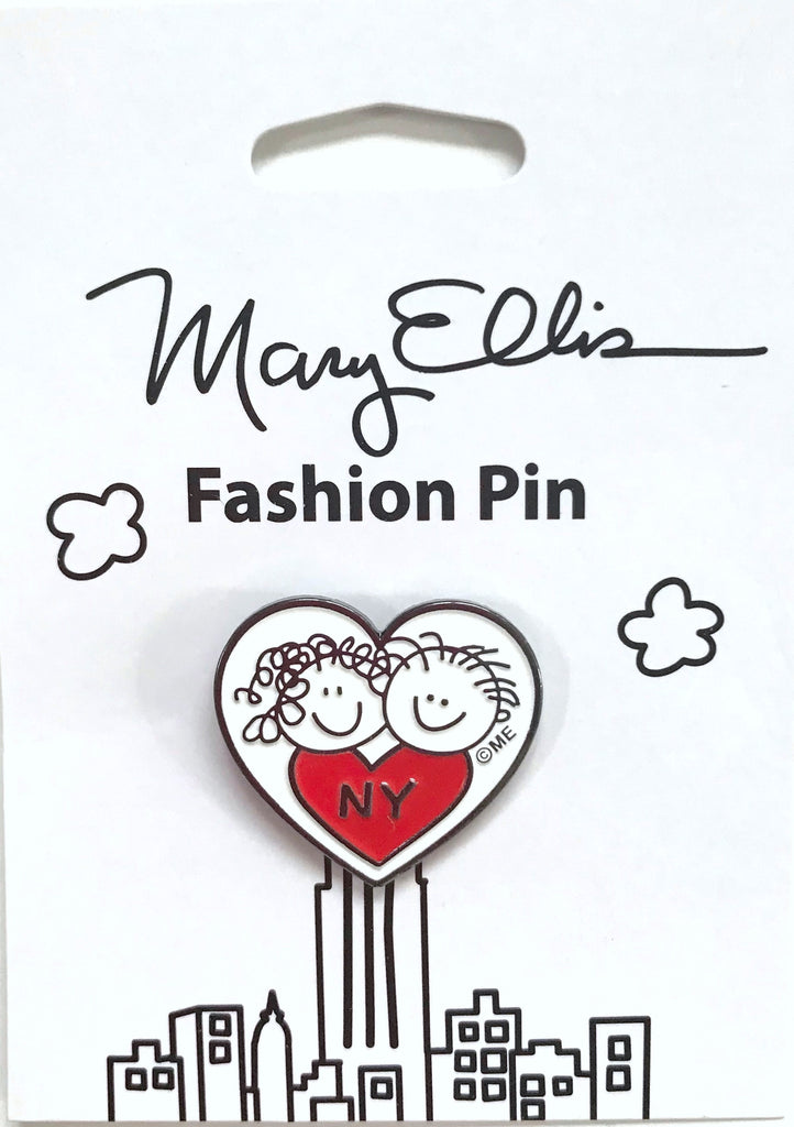 Love From NY Enamel Pin