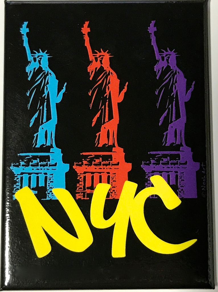 NYC Statue Of Liberty Colors Magnet