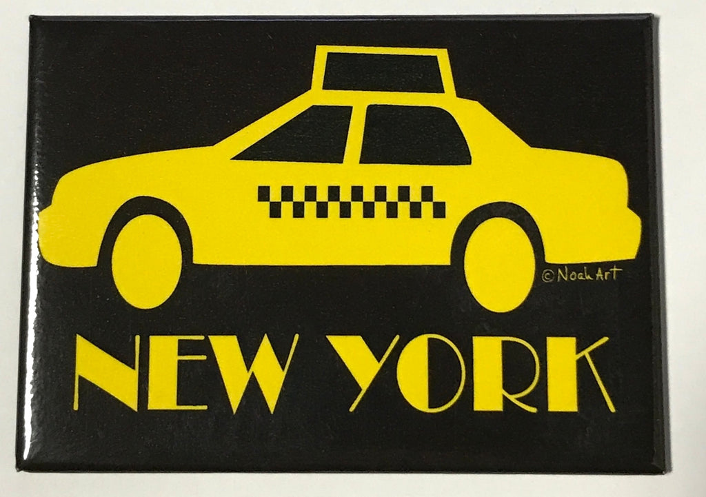 New York Taxi Midnight Magnet