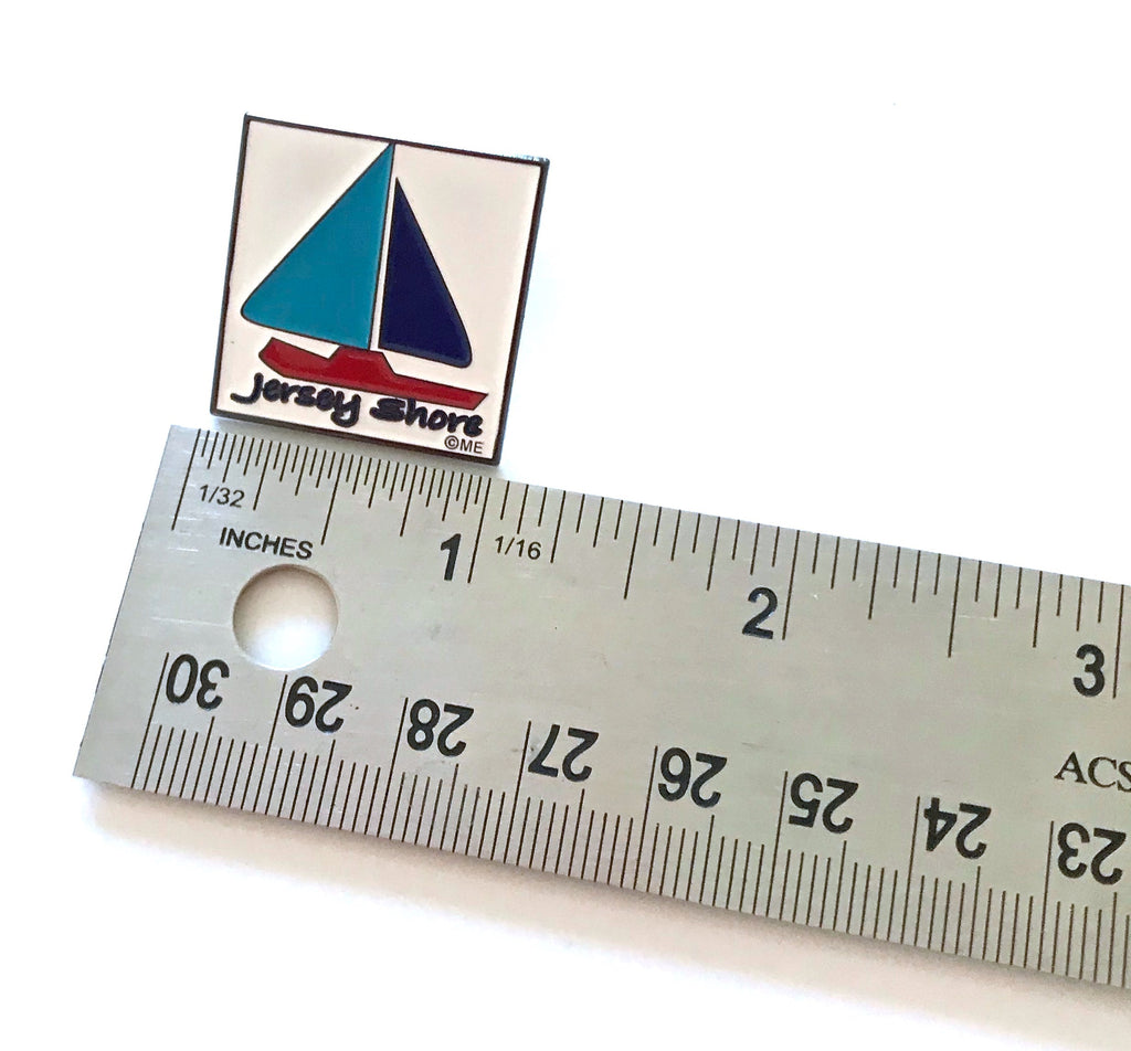 Jersey Shore Enamel Pin Sailboat