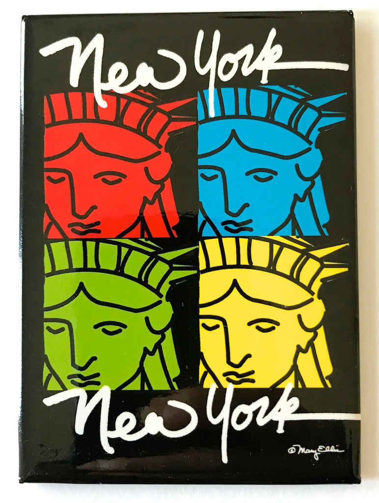 Statue Of Liberty Faces Magnet