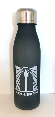 Brooklyn New York Water Bottle BPA Free 24 Oz Brooklyn Bridge