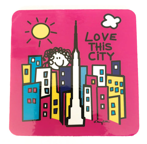 New York Drink Coaster Love This City