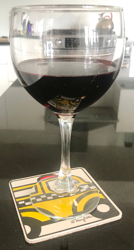 New York Drink Coaster Taxi Cab