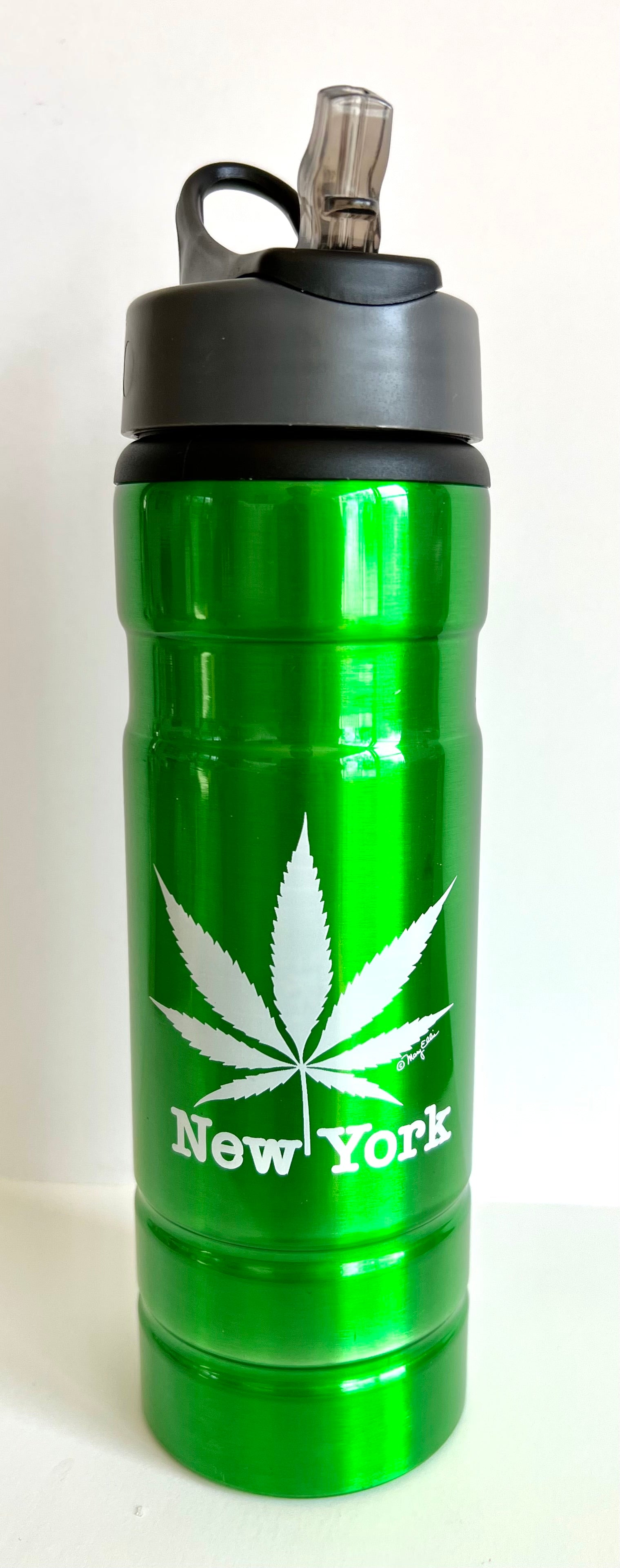 New York Water Bottle Aluminum 27 oz NY Cannabis