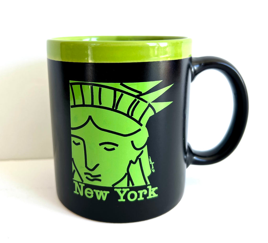 New York Mug Statue Of Liberty Face Two Tone
