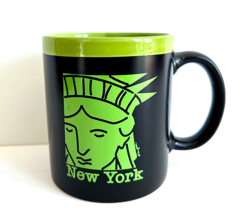 New York Mug Statue Of Liberty Face Two Tone