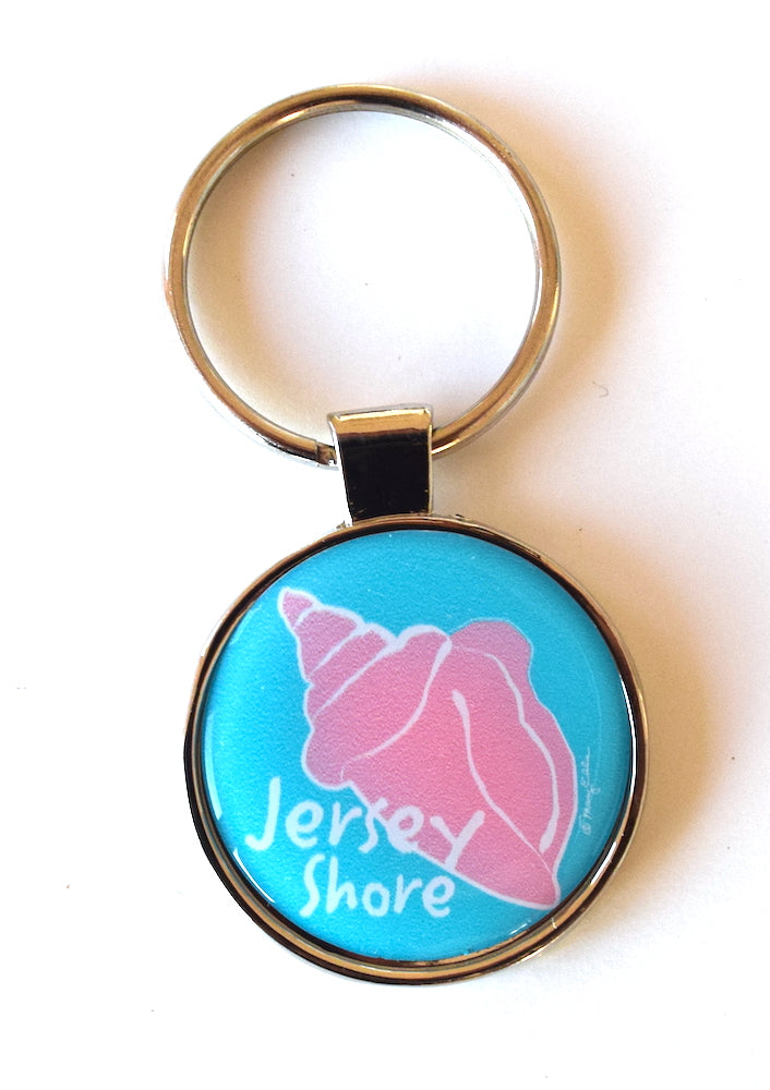 Jersey Shore Keychain Conch