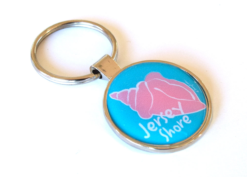 Jersey Shore Keychain Conch