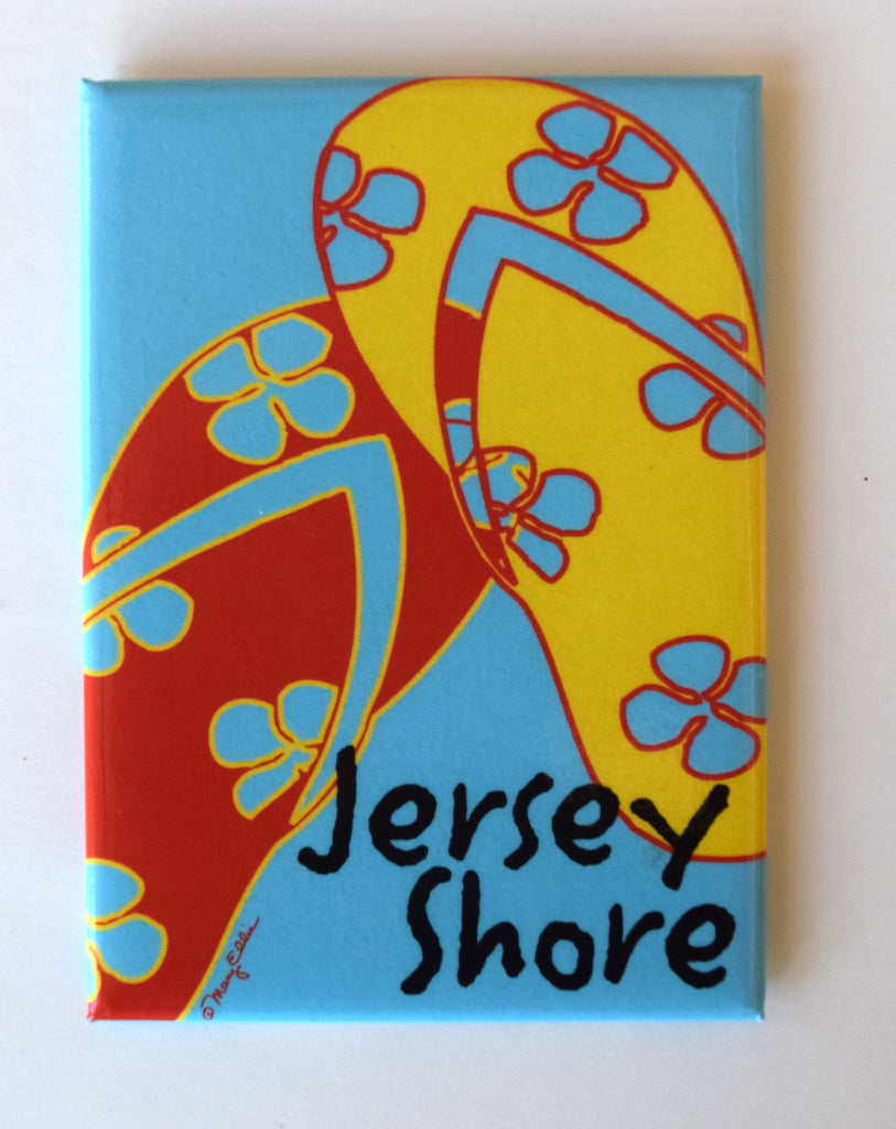 New Jersey Shore Magnet Flip Flops