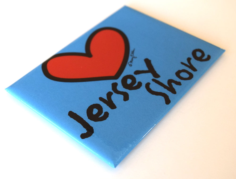 New Jersey Shore Magnet Heart