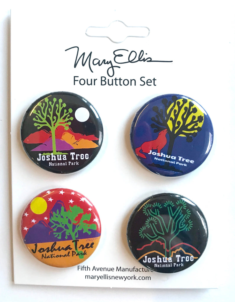 Joshua Tree National Park Button Set of 4