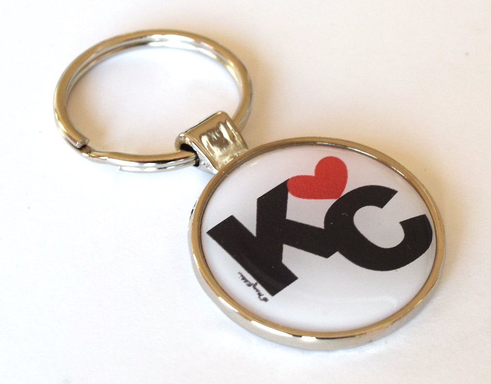 Kansas City Missouri Keychain Heart
