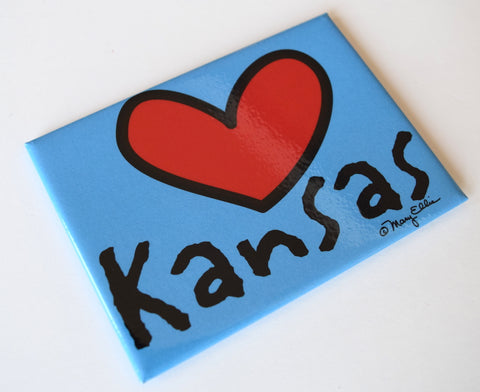 Kansas Magnet Heart