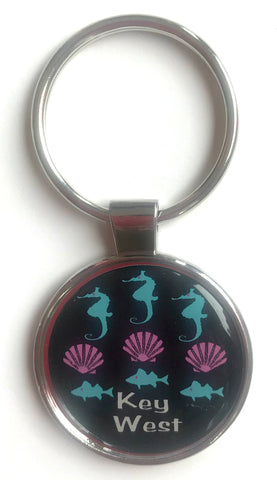 Key West Florida Keychain Seashore