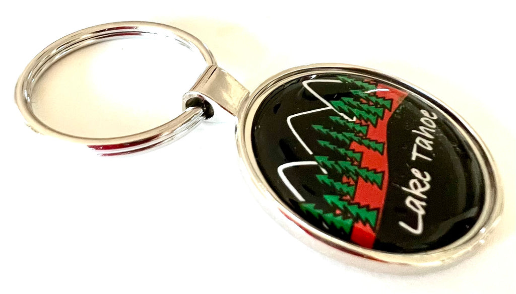 Lake Tahoe Keychain Trees