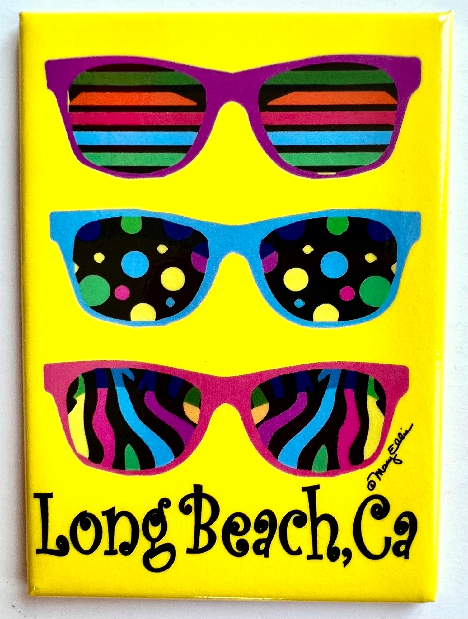 Long Beach California Magnet Sunglasses