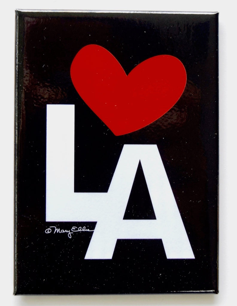 Los Angeles Heart Magnet
