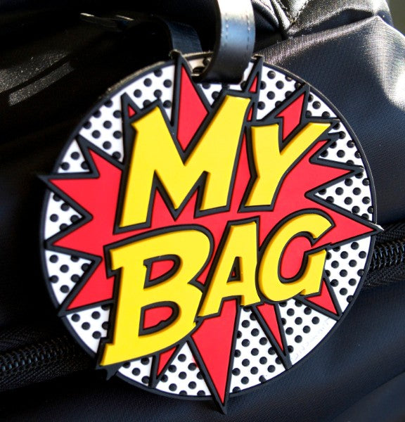 Comic Book My Bag Luggage Tag
