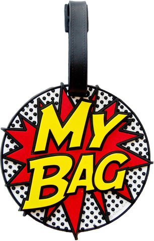 Comic Book My Bag Luggage Tag