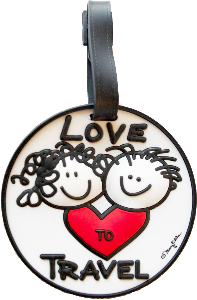 Love To Travel Luggage Tag