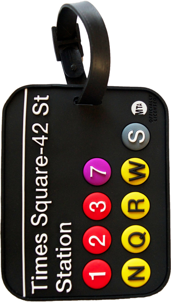 Times Square Subway Stop MTA Luggage Tag