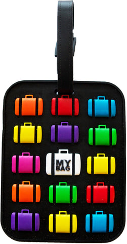 Multi Suitcase Black Luggage Tag