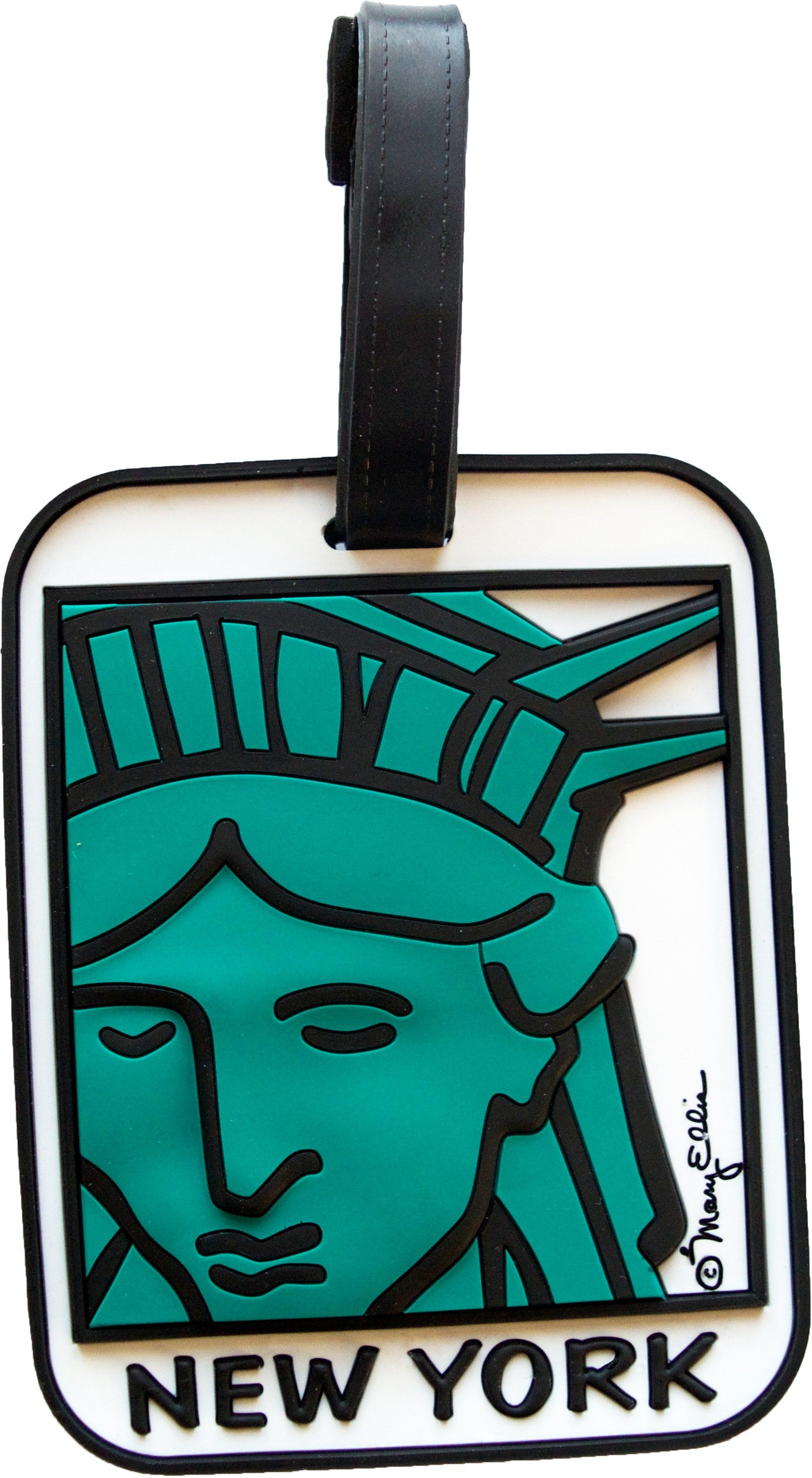 100 % Auth LOUIS VUITTON Luggage Tag Limited Edition Statue of Liberty
